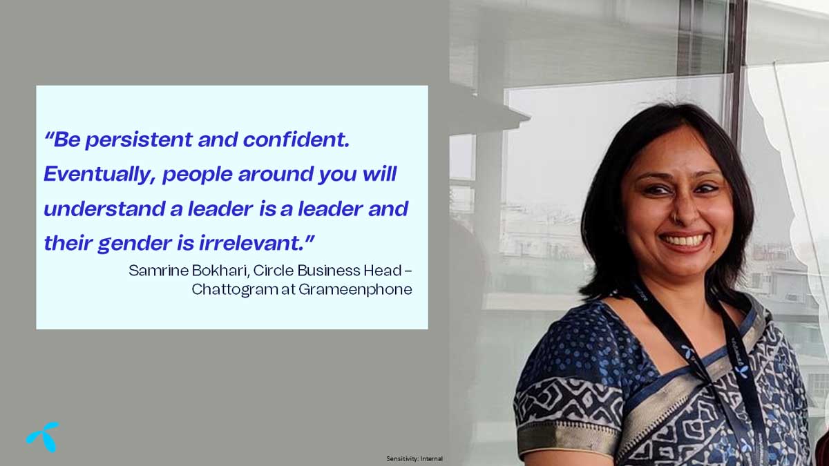 Samrine Bokhari, Circle Business Head – Chattogram at Grameenphone