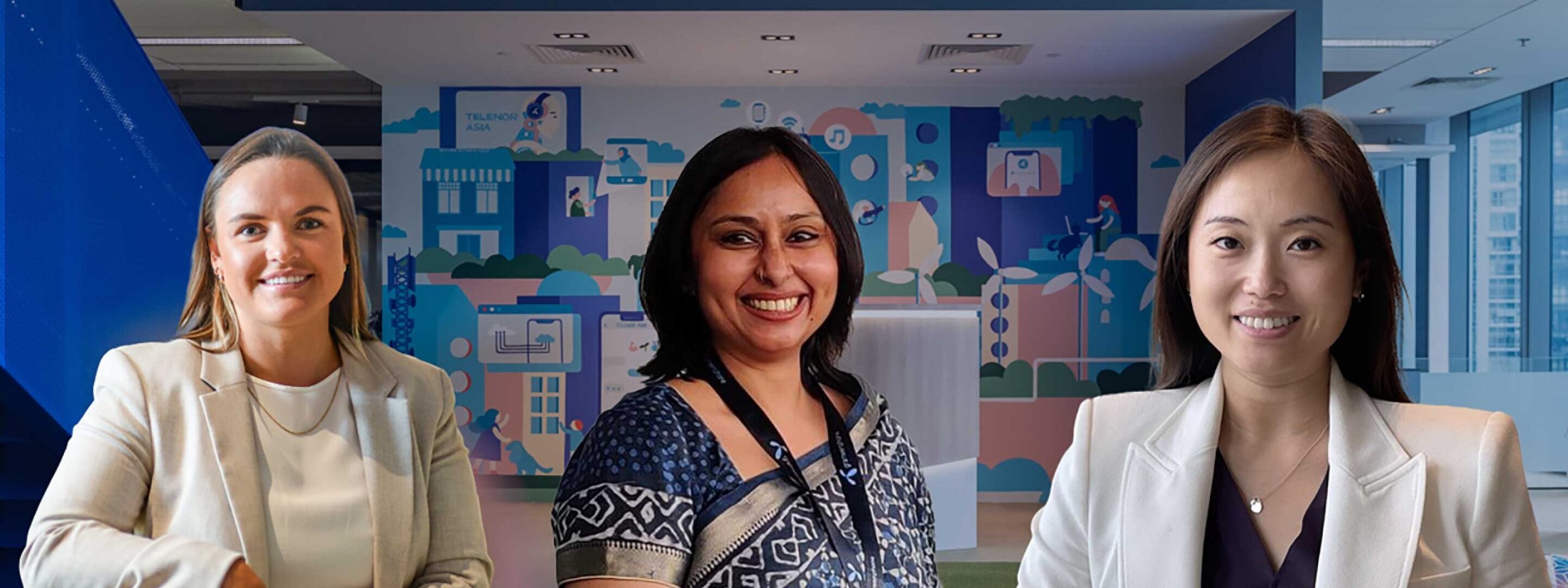 Telenor Asia in action: Three strong women leaders paving the path in Asia